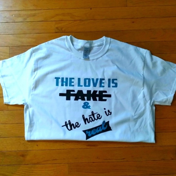 NEW “LOVE IS FAKE…” TEE BY: UNDEFEATED ENERGY - Picture 3 of 6